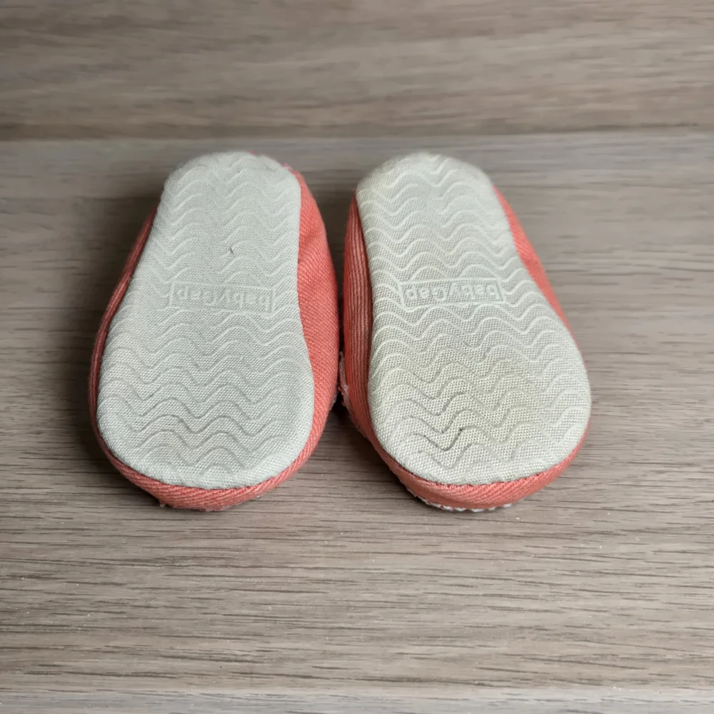 Adorable Newborn Baby Moccasins and Booties - Pink, Cream, and Orange Baby Gap